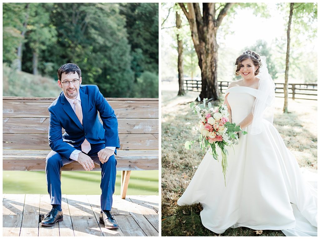Bride and Groom Solo Portraits