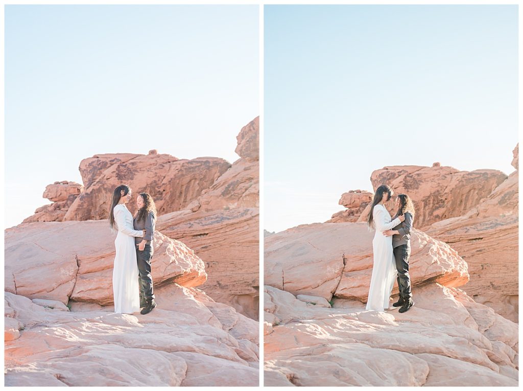 Valley of Fire Elopement Couple