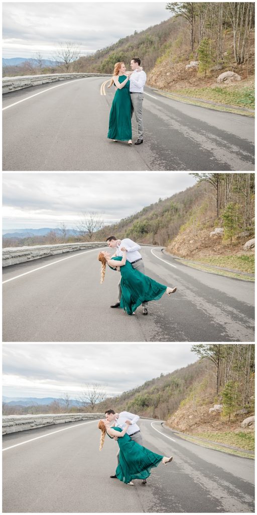 Couple Dancing on Foothills Parkway