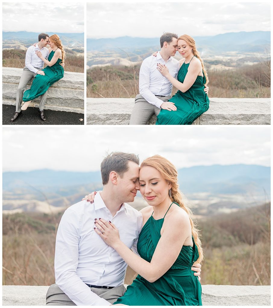 Gorgeous Couple in Emerald Dress