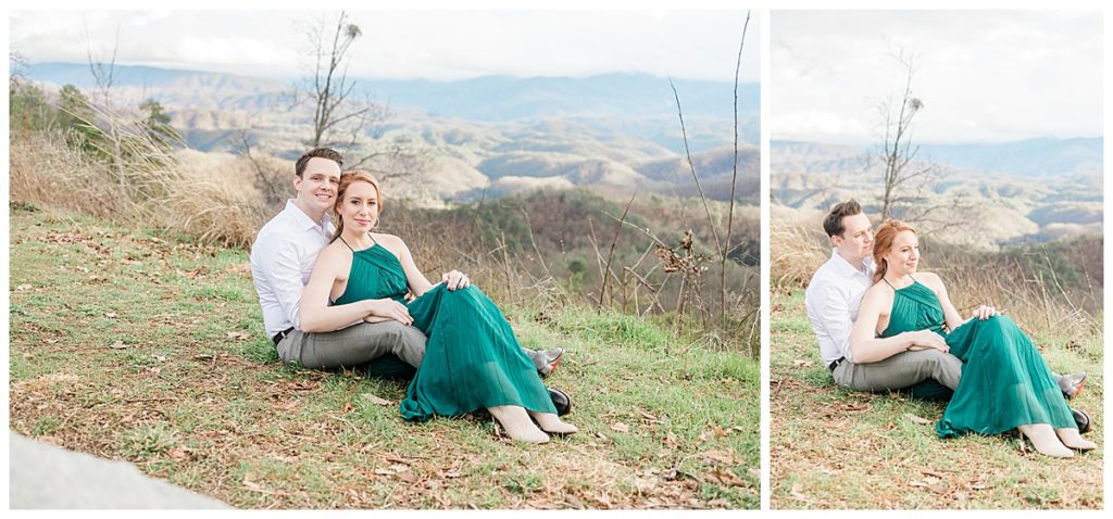 Foothills Parkway Winter Engagement Session