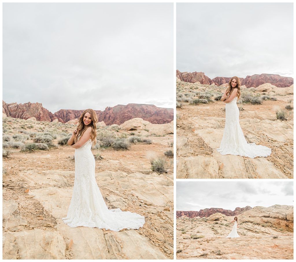 Bride in the Valley of Fire