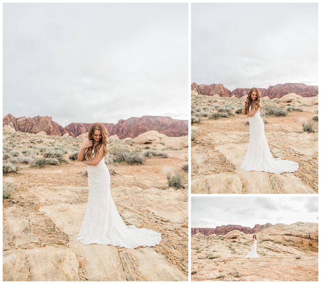 Bride in the Valley of Fire