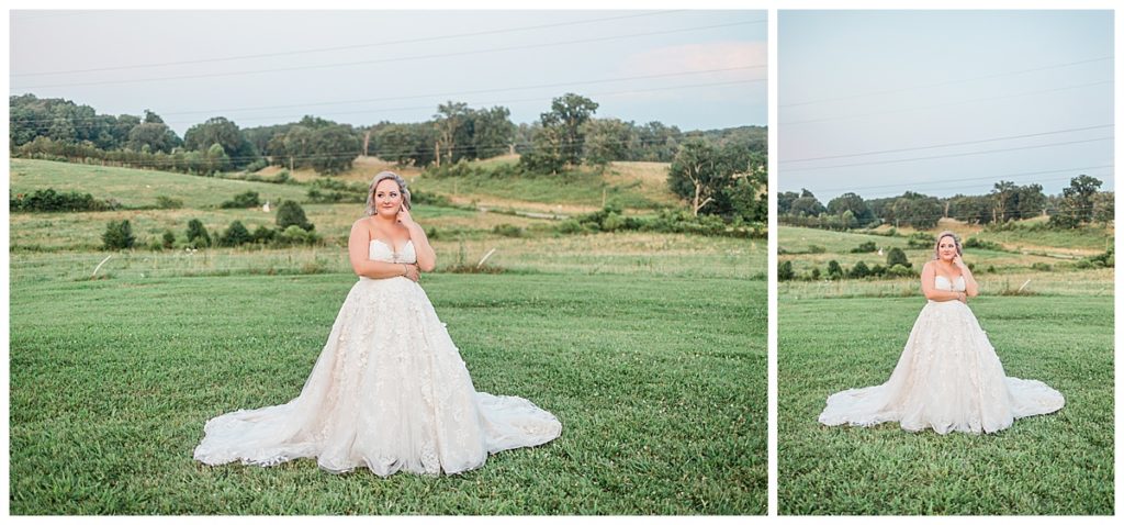 Bridal Sunset Portraits in Knoxville, Tennessee