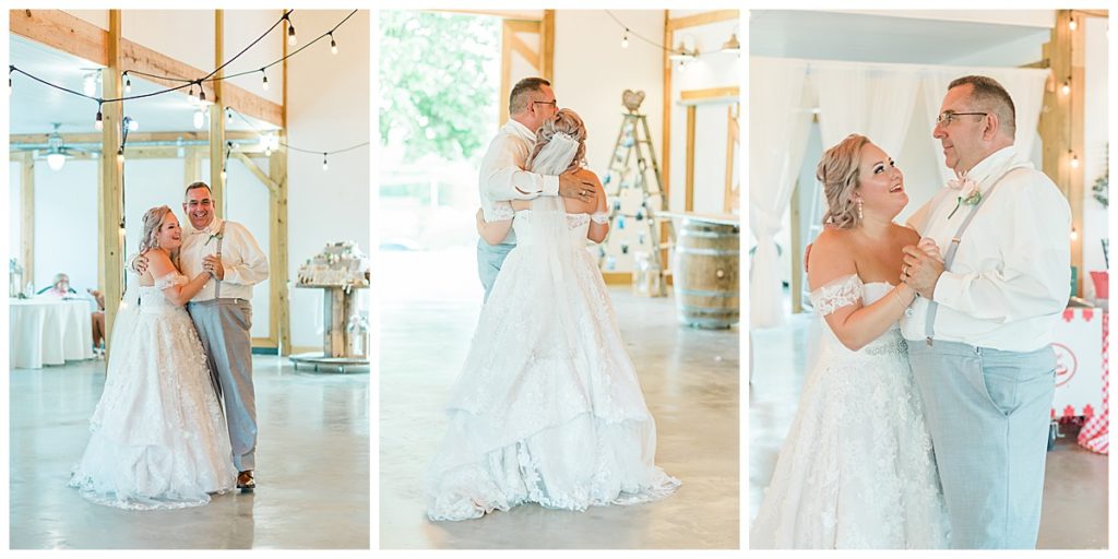 father daughter dance at knoxville wedding