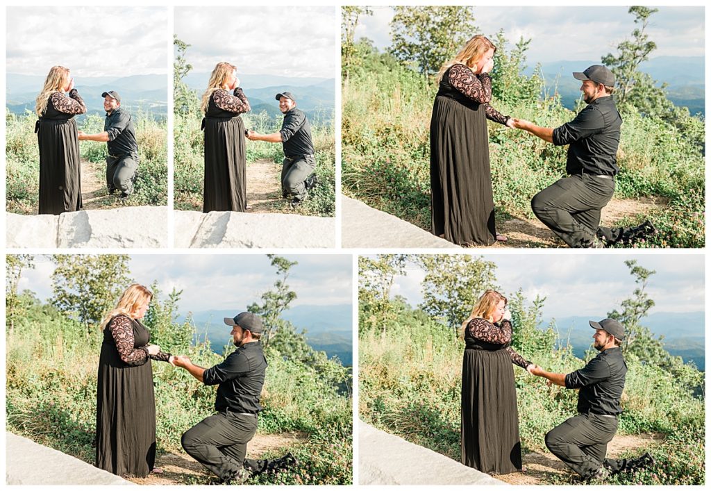 Surprise Proposal at The Missing Link on Foothills Parkway