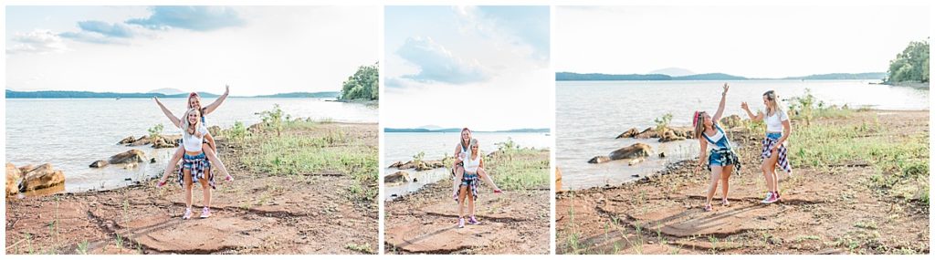 Flannel, Mountains, Lake, Converse, Muddy bestie session