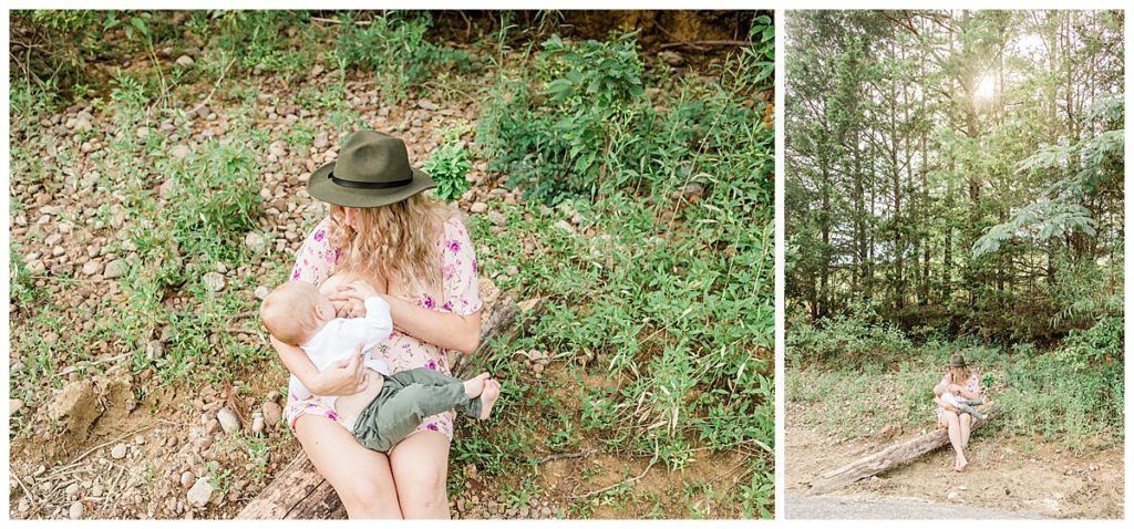 Douglas Lake Breastfeeding Mini Session in Sevierville, Tennessee