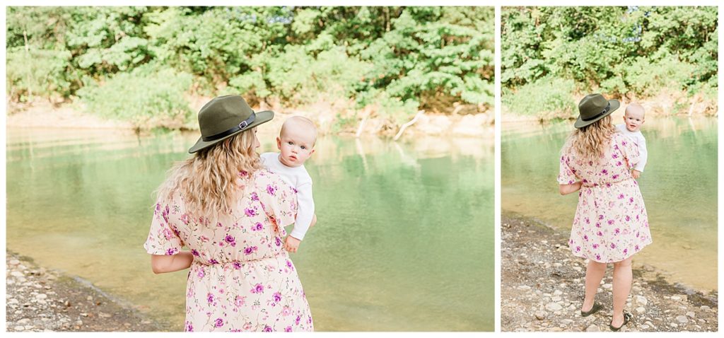 Douglas Lake Breastfeeding Mini Session in Sevierville, Tennessee