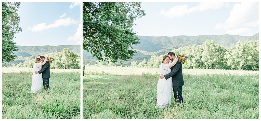 Mountain View Elopement Portraits in Tennessee