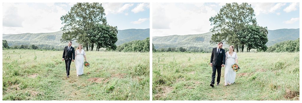 Mountain View Elopement Portraits in Tennessee