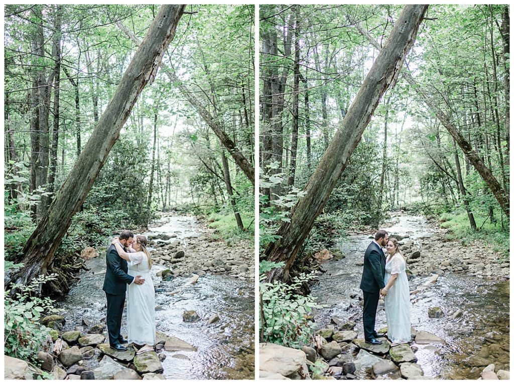 Elopement River Pictures in the Cades Cove Loop