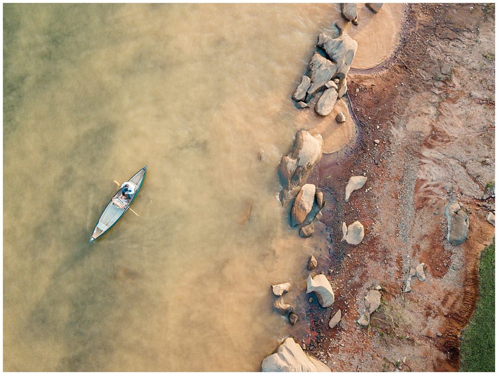 drone photography at douglas lake in dandridge, tennessee