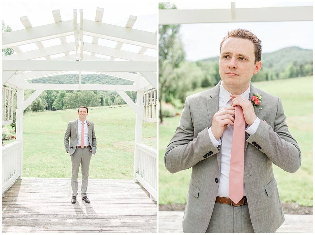 groom portraits in townsend, tennessee great smoky mountains