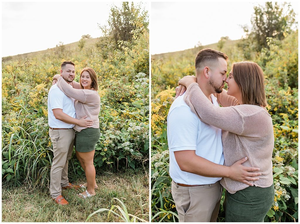 fall mini sessions couple at seven islands state birding park
