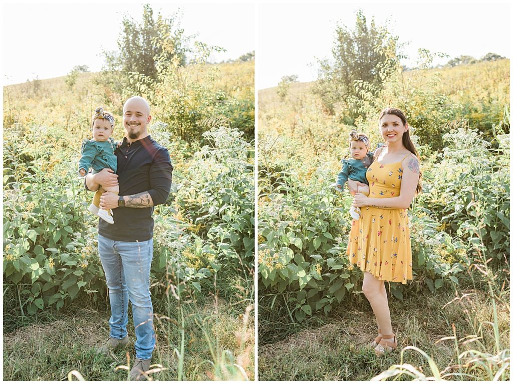 engaged family session fall mini sessions