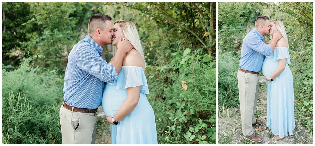 Couples Maternity Session at Mead's Quarry in Tennessee
