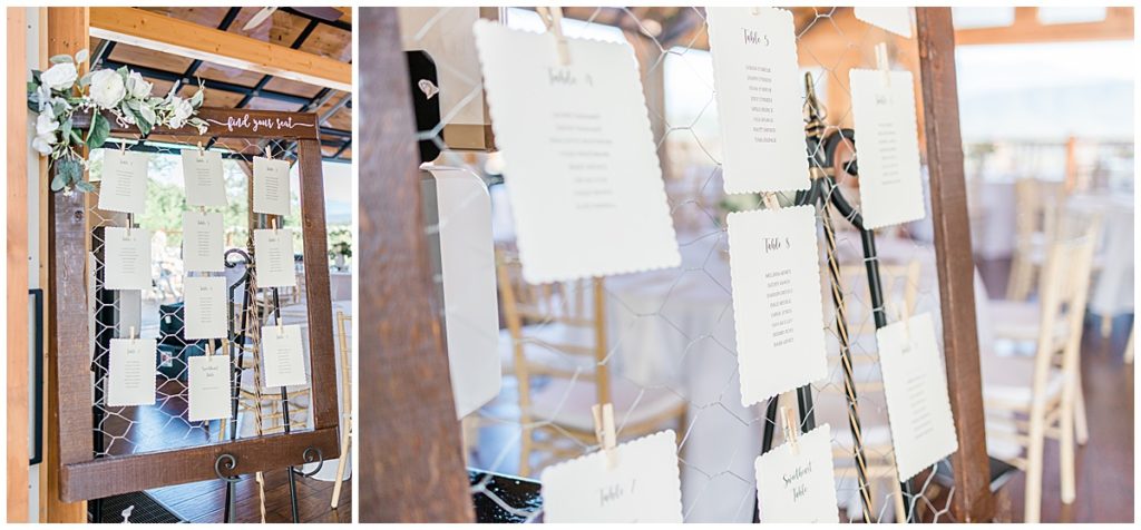 pigeon forge wedding seating chart