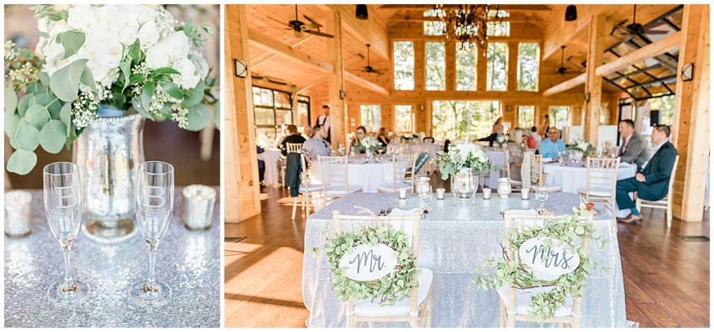 the magnolia wedding reception area