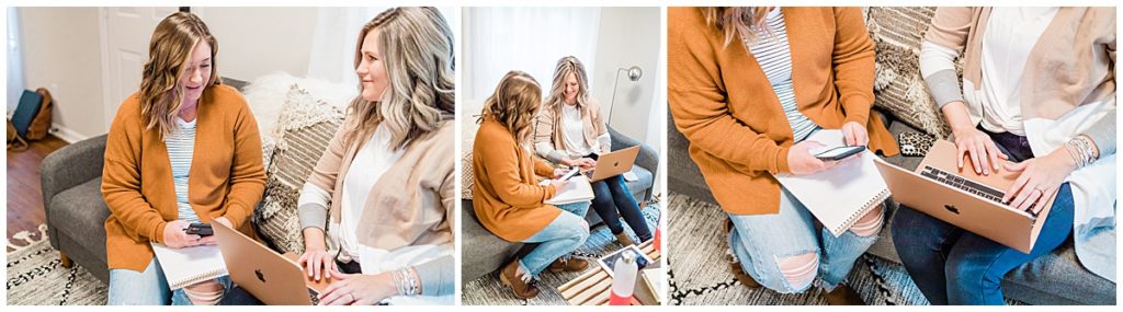 bestie branding session for wellness company in franklin