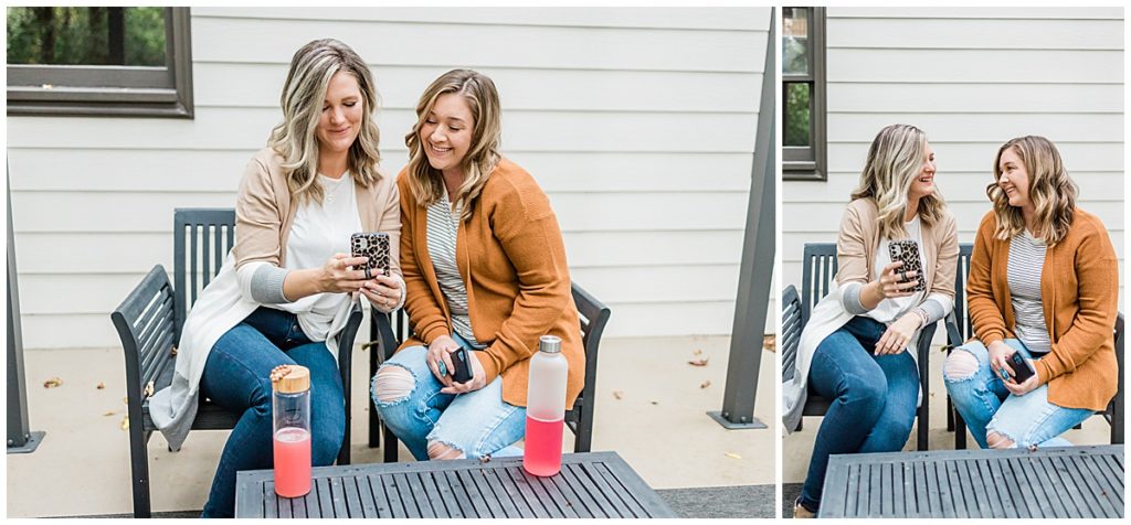 bestie branding session for wellness company in franklin