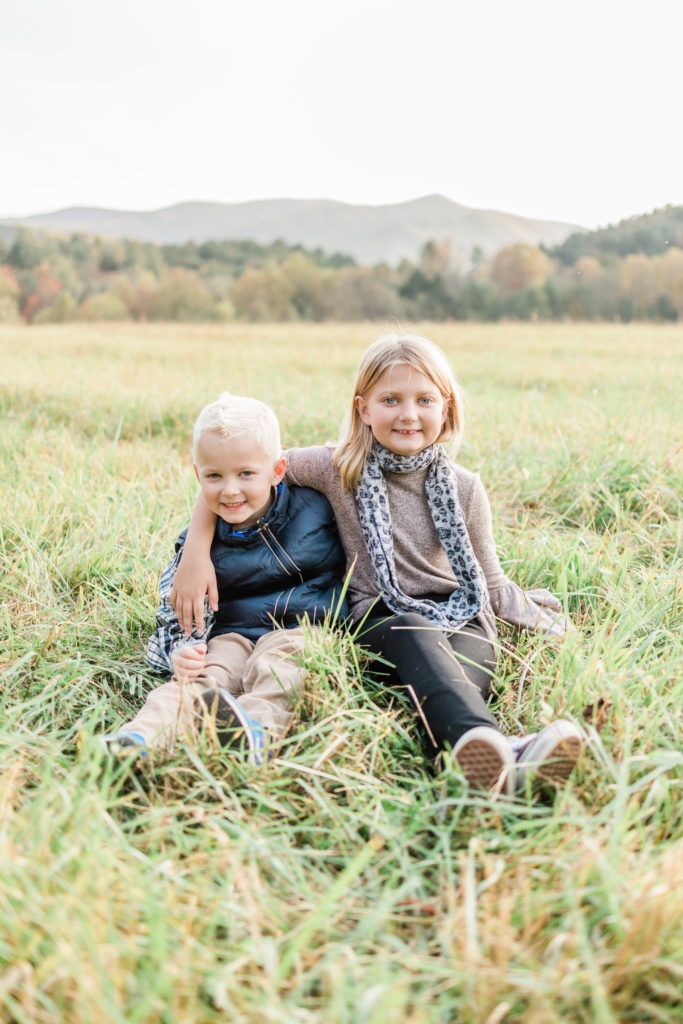 Cades Cove family session in tennessee