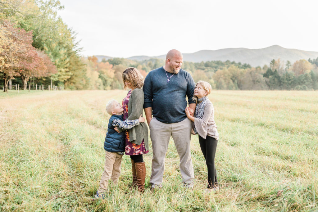 great smoky mountain national park fall family session