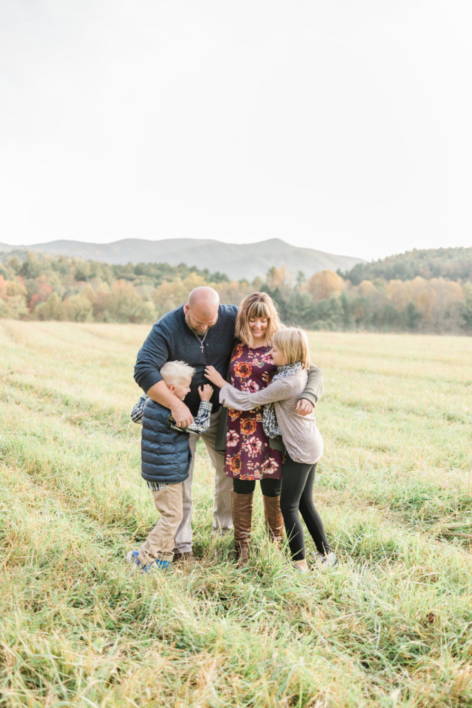 Cades Cove family session in tennessee
