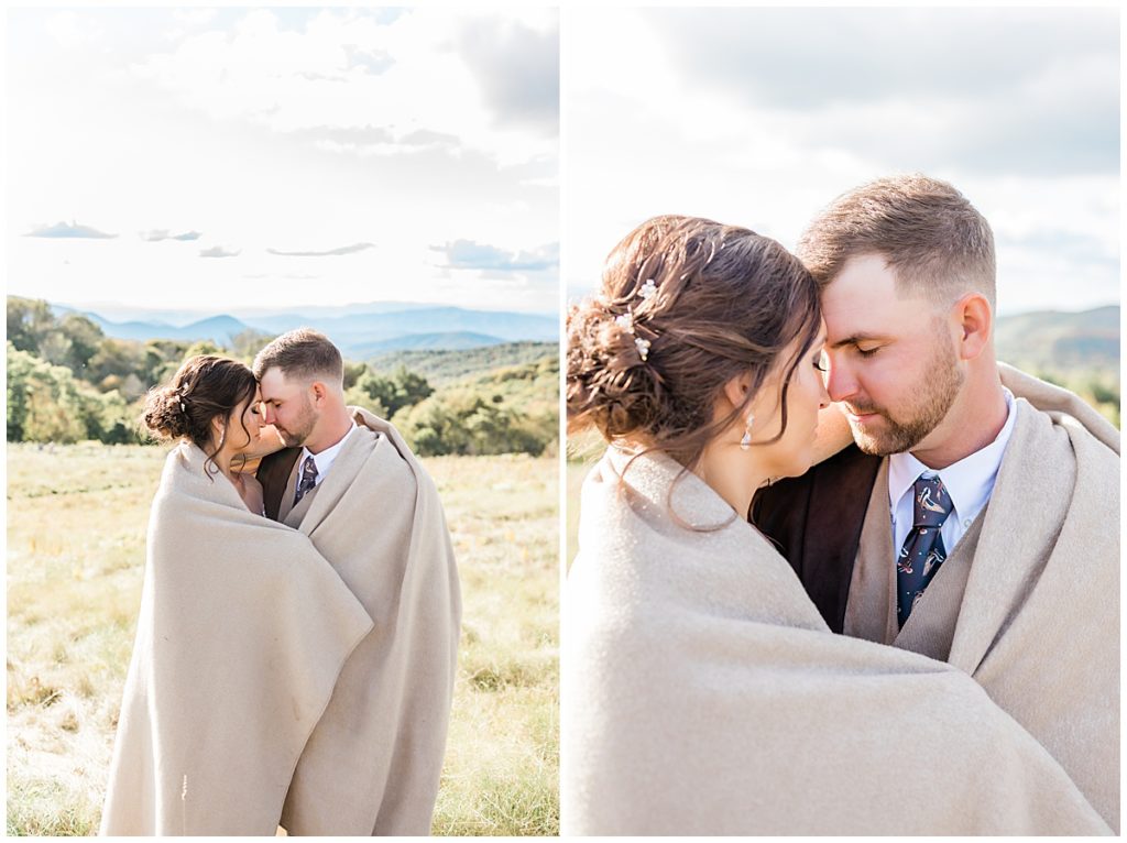 snuggly couple portraits of a sevierville, tennessee bride and groom