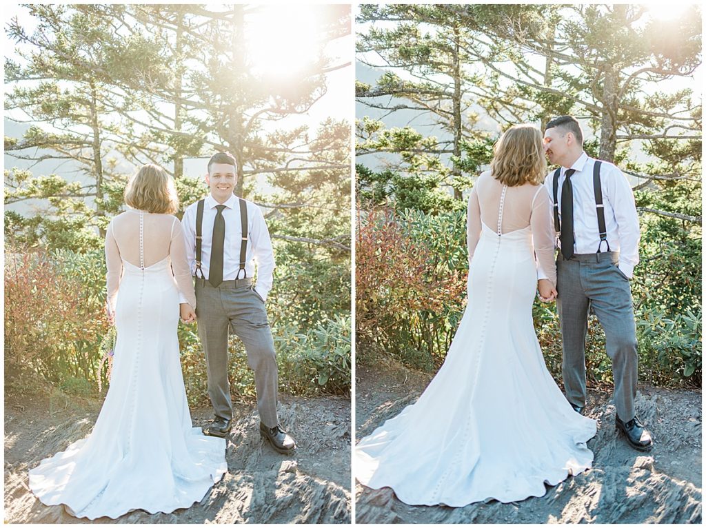 Mountain Adventure Elopement at Alum Cave Trail on Mount Leconte in the Smokies