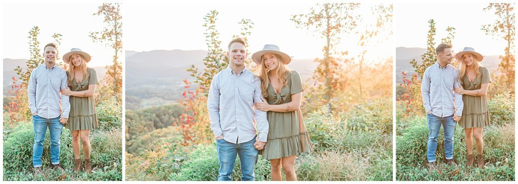 Golden Hour Sunset Engagement Session at The Missing Link in Tennessee