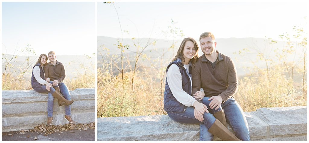 Fall Engagement Session at The Missing Link on Foothills Parkway