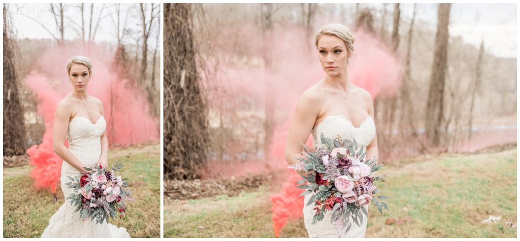 Smoky Bomb Norris Dam State Park Wedding Pictures in Knoxville, Tennessee