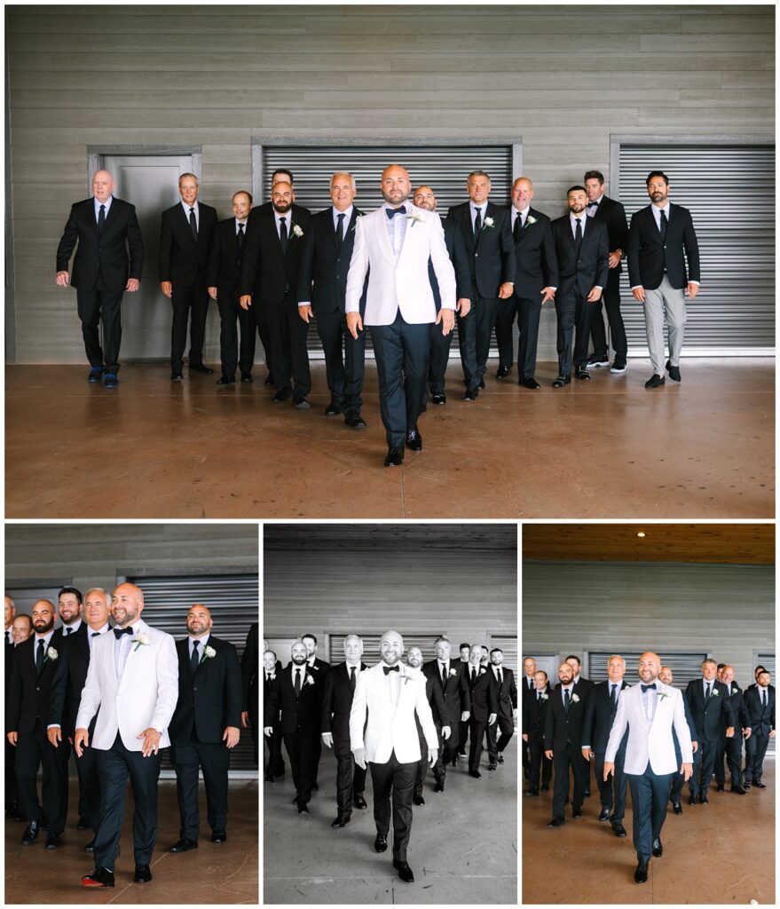 groom and groomsmen photos