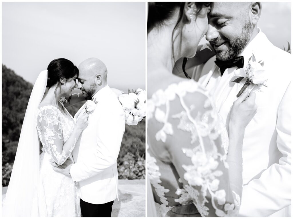 bride and groom photos in the great smoky mountains of tennessee