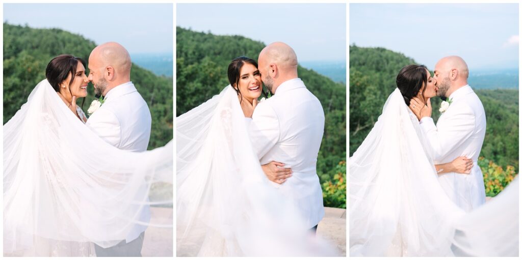 bride and groom couples photos in the smoky mountains