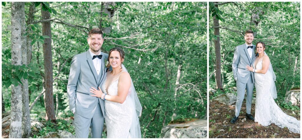 bride and groom portrait