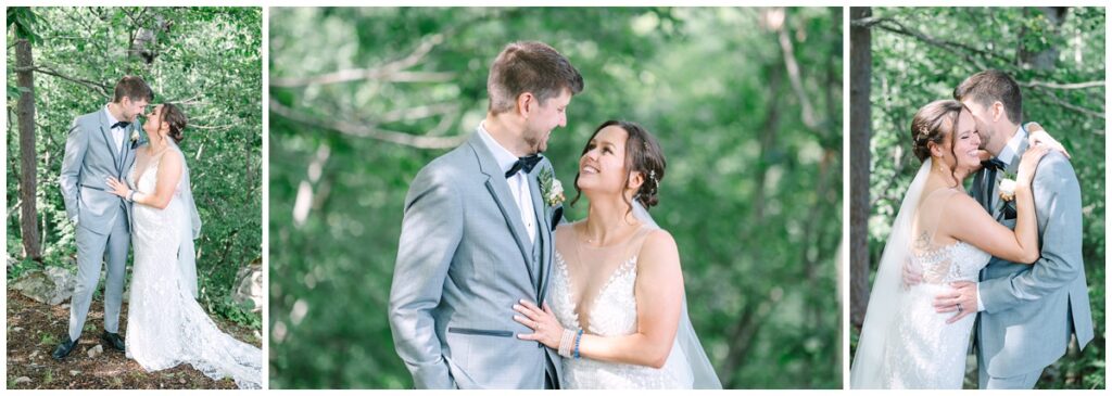 bride and groom portrait