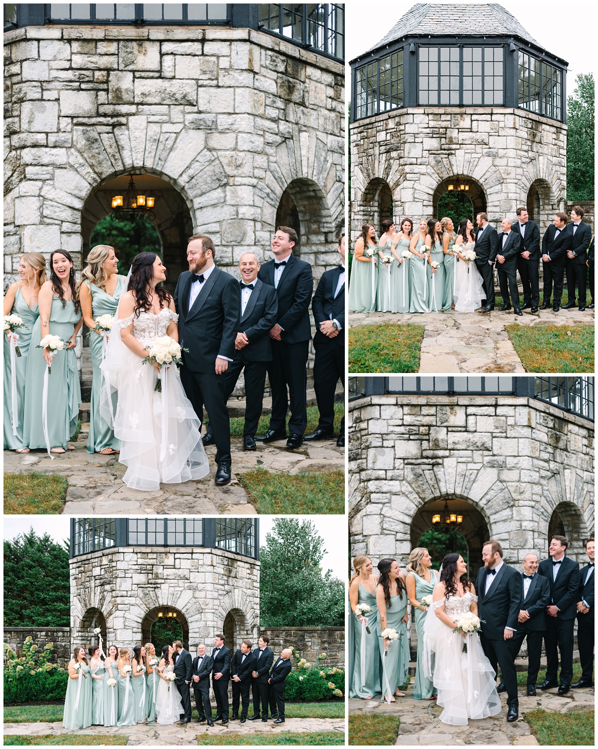 wedding party photos in clinton tennessee