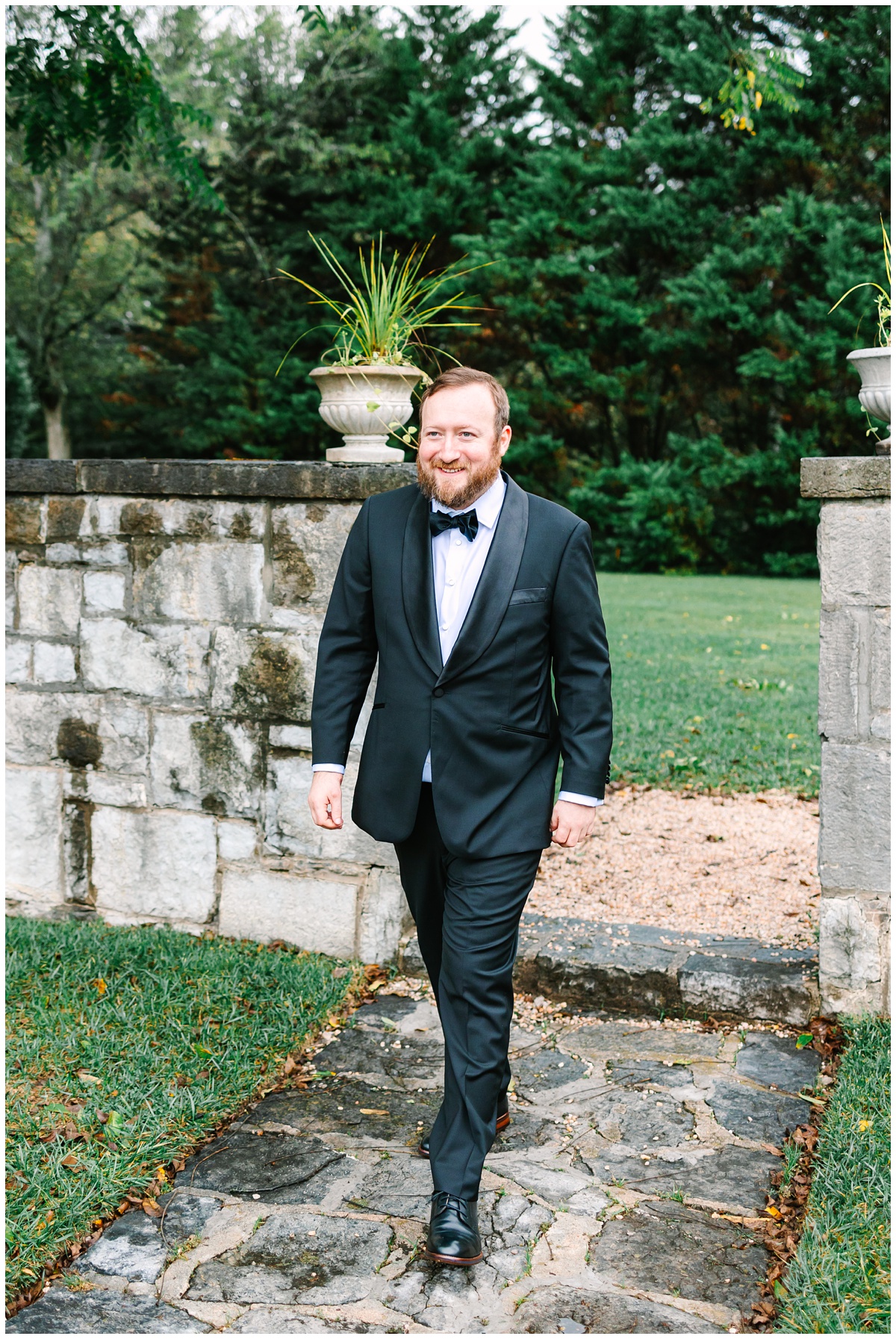 groom walking 