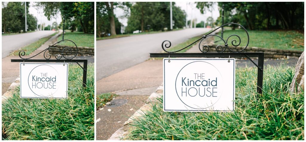 The Kincaid House sign