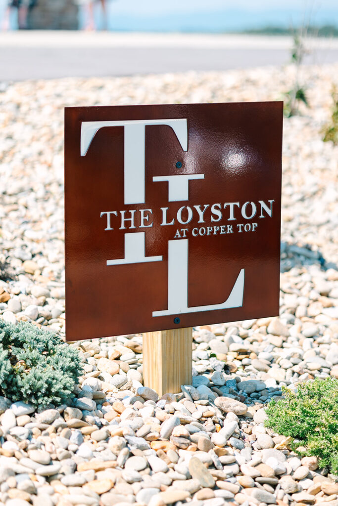 The Loyston Venue at Copper Top Sign