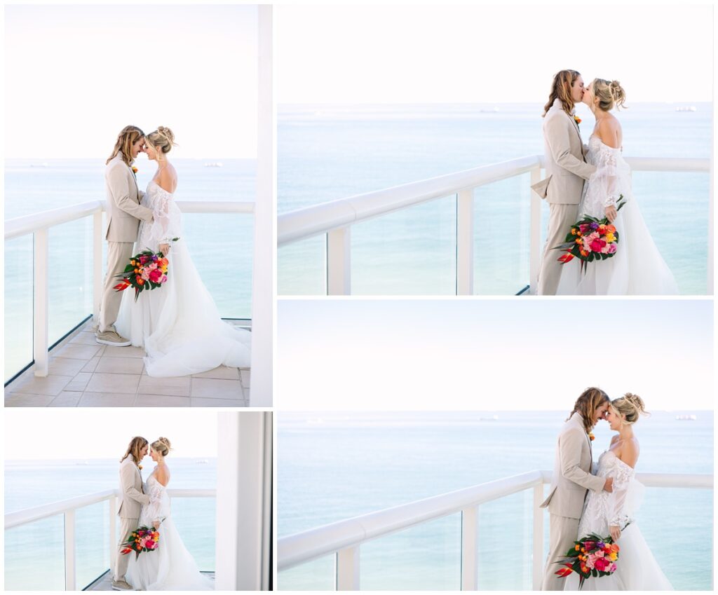 oceanview newlywed photos in florida