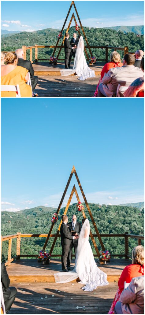 cielito lindo wedding ceremony photos in sevierville, tn