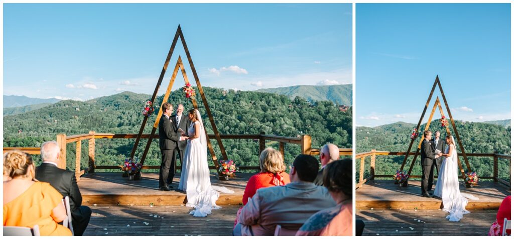 cielito lindo wedding ceremony photos in sevierville, tn